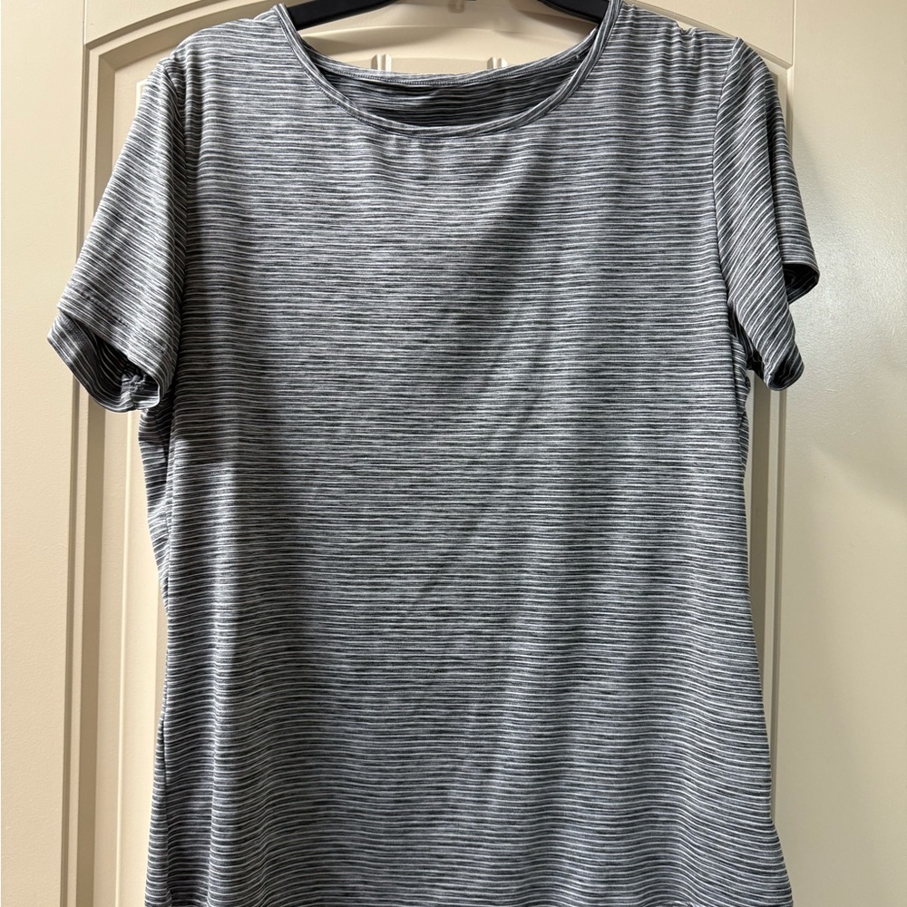 Striped Gray Women's T shirt